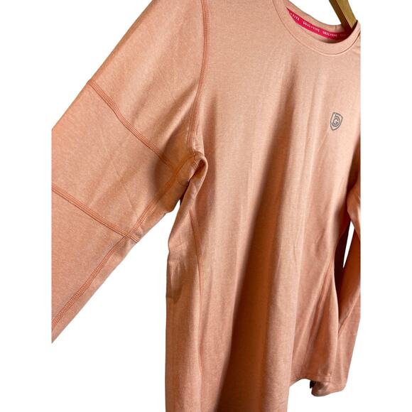 Goal‎ Five Luxe Faded Rose Foudy Women's Longsleeve Workout Top Size Medium - Picture 9 of 9